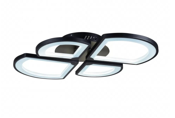 Потолочная люстра светодиодная диммируемая с пультом River X024-4 BK