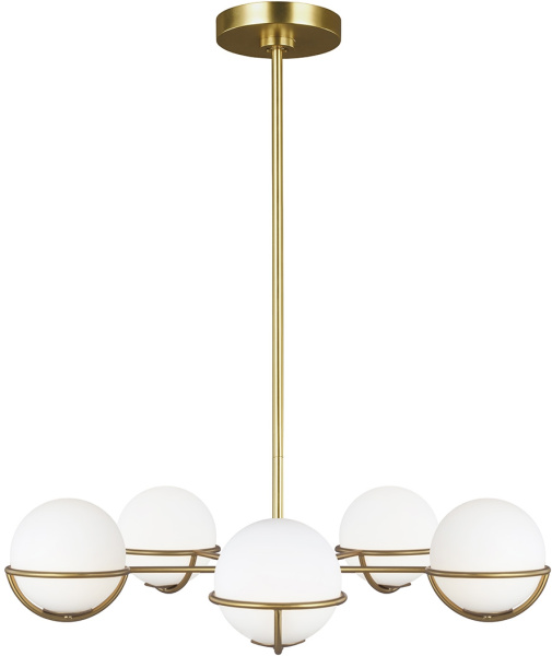 Подвесная люстра на штанге Apollo (Fe) FE-APOLLO5-BB