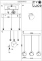 картинка Подвесной светильник Evoluce Satturo SLE103143-03 от магазина BTSvet