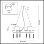 картинка Подвесная люстра Neoclassi 4515/6 от магазина BTSvet