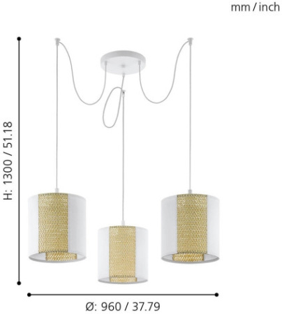 картинка Подвесной светильник Arnhem 43403 от магазина BTSvet