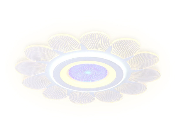 картинка Потолочная люстра светодиодная с пультом регулировкой цветовой температуры и яркости с ночным режимом ACRYLICA AK4301 от магазина BTSvet