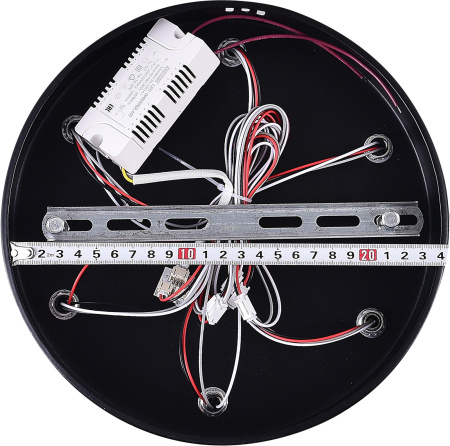 картинка Потолочная люстра светодиодная с управлением смартфоном и пультом регулировкой цветовой температурой и яркости ночным режимом и таймером INNOVATION STYLE 83045 BLACK от магазина BTSvet