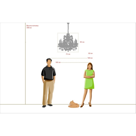 картинка Большая люстра Odetta 405010810 от магазина BTSvet