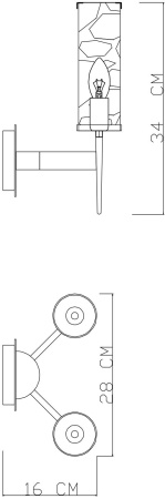 картинка Бра Sham 4505/17 AP-2 от магазина BTSvet