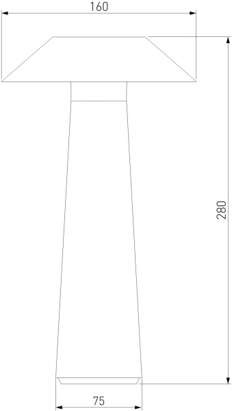 картинка Настольный светильник с аккумулятором Elektrostandard Future TL70200 от магазина BTSvet