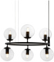 картинка Подвесная люстра LDP 6034-6 RND BK от магазина BTSvet