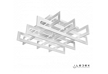 Потолочная люстра светодиодная диммируемая с пультом Stalker 9082-800*800-X 192W WH