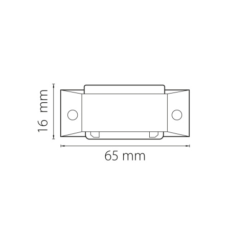 картинка Соединитель малый прямой трехфазный Barra 504109 от магазина BTSvet