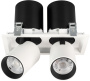 картинка LED спот встраиваемый LTD-PULL-S110x210-2x10W Warm3000 (WH, 24 deg, 230V) (Arlight, IP20 Металл, 5 лет) 031362 от магазина BTSvet