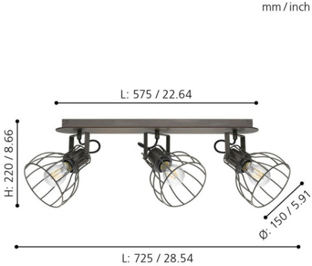 картинка Спот Sambatello 98136 от магазина BTSvet