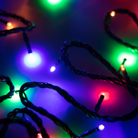 картинка Светодиодная гирлянда ARD-STRING-HOME-5000-GREEN-50LED-LIVE RGB (230V, 3.5W) (Ardecoled, IP20) 025778 от магазина BTSvet