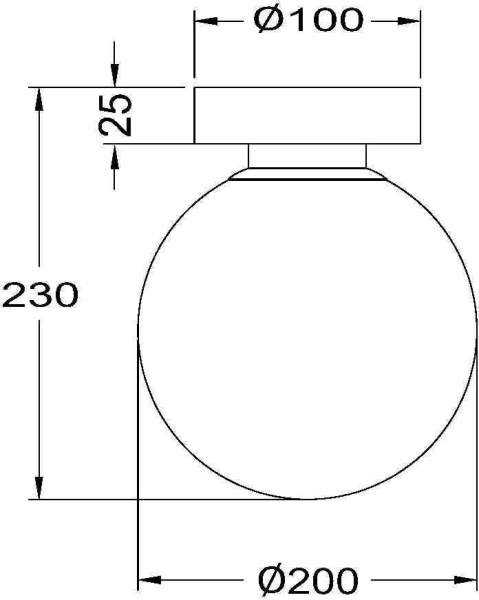 картинка Настенно-потолочный светильник Basic form MOD321WL-01W1 от магазина BTSvet
