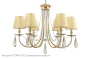 картинка Подвесная люстра VICTORIA SP6 GOLD/AMBER от магазина BTSvet