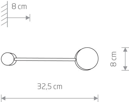 картинка Бра светодиодное Orbit 7803 от магазина BTSvet