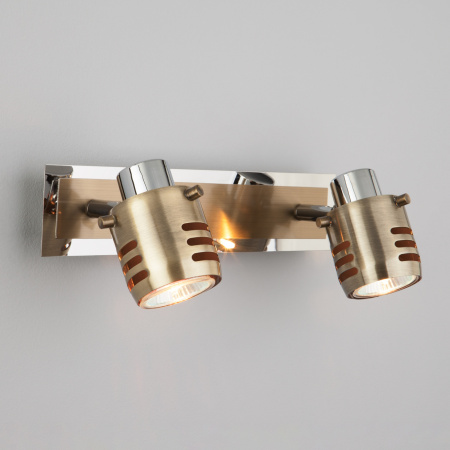 картинка Спот 23463/2 хром/античная бронза от магазина BTSvet