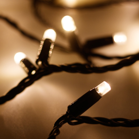 картинка Светодиодная гирлянда ARD-STRING-CLASSIC-10000-BLACK-100LED-STD WARM (230V, 7W) (Ardecoled, IP65) 025794 от магазина BTSvet