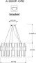картинка Подвесная люстра Alya A1053SP-10PB от магазина BTSvet