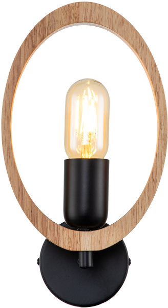 картинка Бра Rustic 10196/1A E27*40W Black от магазина BTSvet