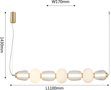 картинка Подвесной светильник Bella 4057-3P от магазина BTSvet