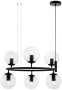 картинка Подвесная люстра LDP 6034-6 RND BK от магазина BTSvet