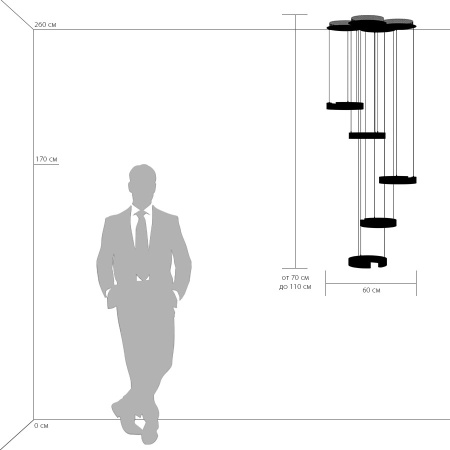 картинка Подвесной светильник Unitario 763447 от магазина BTSvet
