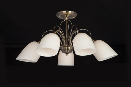 картинка Потолочная люстра Stefanie 30107/5 античная бронза от магазина BTSvet