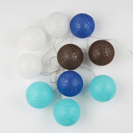 картинка Гирлянда светодиодная Клубки-3 на батарейках 2AA не в-к. 1.35м. 10 светодиодов. ULD ULD-S0135-010/STB/2AA WARM WHITE IP20 TANGLES-2 от магазина BTSvet