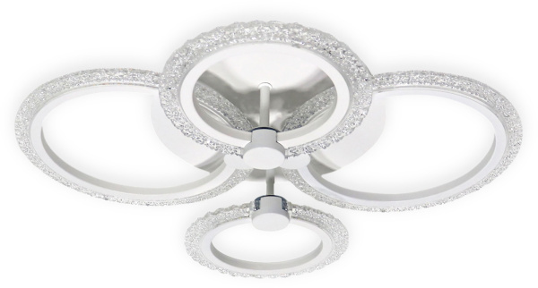 картинка Потолочная люстра светодиодная с пультом регулировкой цветовой температуры и яркости Acrylica FA4061 от магазина BTSvet