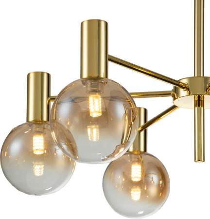 картинка Люстра потолочная на штанге Collana V000220 (13015/6R Gold) от магазина BTSvet