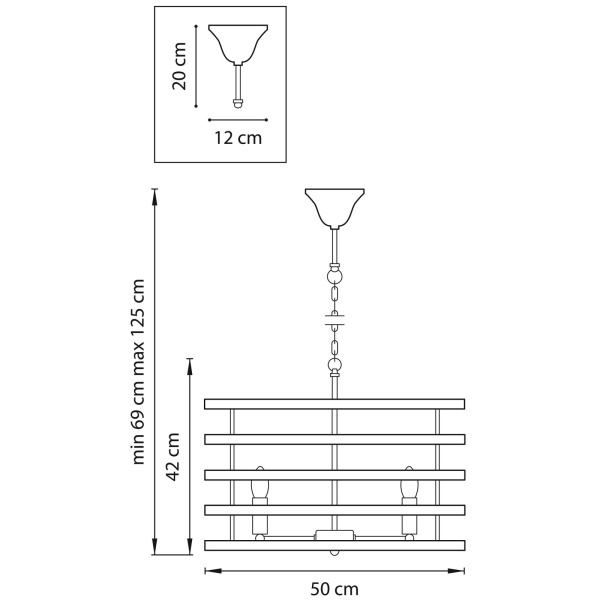 картинка Подвесная люстра Epsilon 735050 от магазина BTSvet