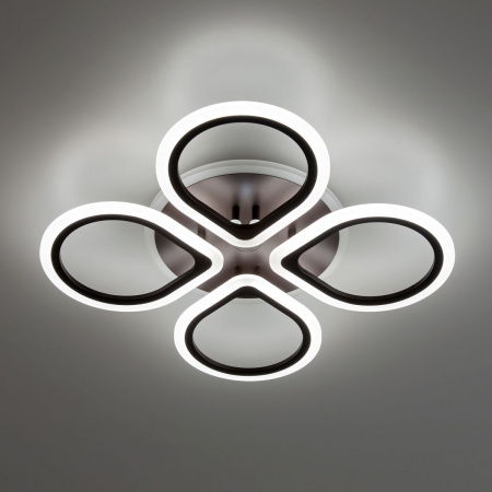 картинка Потолочная люстра светодиодная с управлением голосом и смартфоном с пультом регулировкой цветовой температуры и яркости Транай CL235A145E RGB от магазина BTSvet