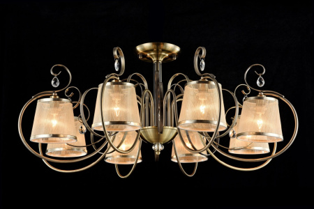 картинка Потолочная люстра Simone  FR2020-CL-08-BZ от магазина BTSvet