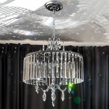 картинка Люстра подвесная хрустальная Хром Инга CL335161 от магазина BTSvet