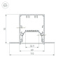 картинка Профиль SL-LINIA55-FANTOM-2000 ANOD (Arlight, Алюминий) 027161 от магазина BTSvet