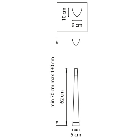 картинка Подвесной светильник PUNTO 807016 от магазина BTSvet