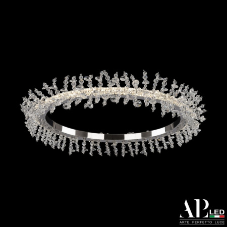 Подвесная/потолочная хрустальная люстра светодиодная Rimini S516.0.33.B.3000