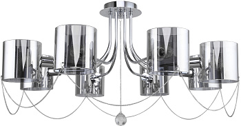 Люстра потолочная на штанге Intense 683/8P E14*40W Chrome