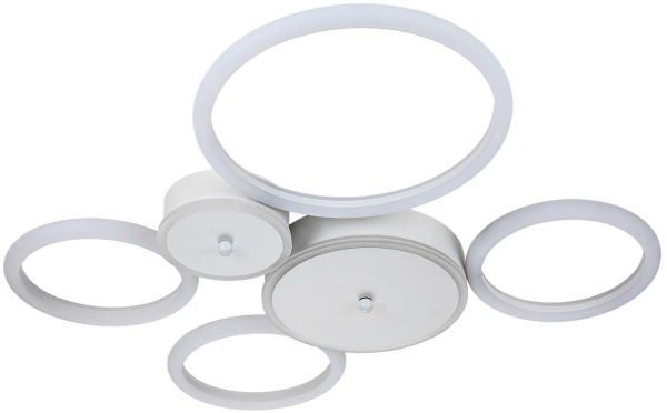 картинка Потолочная люстра Saturn 10268/6 LED*72W White от магазина BTSvet