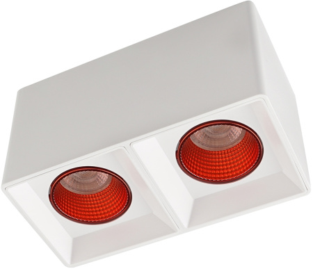 картинка Накладной светильник светодиодный DK3085-WH+RD от магазина BTSvet