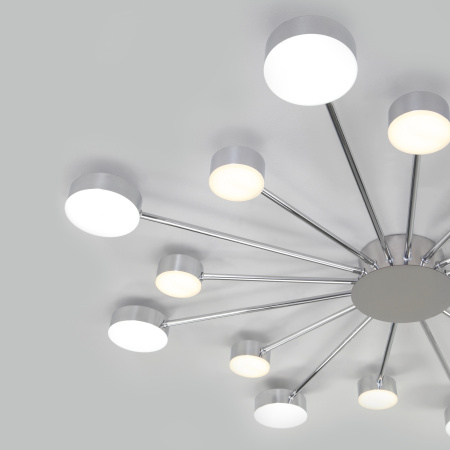 картинка Потолочная люстра светодиодная с пультом и регулировкой цветовой температуры Nitrino 90242/16 от магазина BTSvet