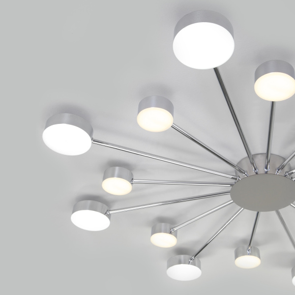 картинка Потолочная люстра светодиодная с пультом и регулировкой цветовой температуры Nitrino 90242/16 от магазина BTSvet