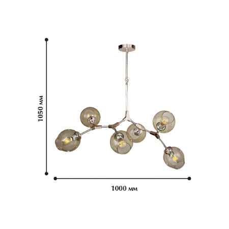 картинка Потолочная люстра Bolos 1741-6P от магазина BTSvet