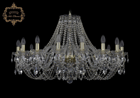 Хрустальная подвесная люстра 11.11.16.360.Gd.Sp