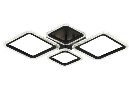 картинка Потолочная светодиодная люстра с пультом и управлением смартфоном 80W Opti LED LAMPS 81232 от магазина BTSvet