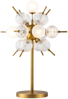 Интерьерная настольная лампа светодиодная Rockfeller 100T-5 matt bronze