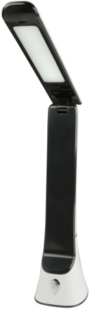 Офисная настольная лампа светодиодная с выключателем и ночным режимом TLD-564 White-Black/LED/500Lm/3000-6000K/Dimmer/NightLight