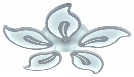 картинка Потолочная люстра диммируемая светодиодная с пультом регулировкой цветовой температуры и ночным режимом 10215/5LED от магазина BTSvet