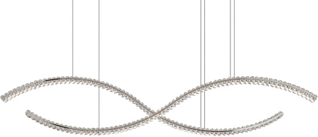 Подвесной светильник светодиодный 8240 8242/160 chrome