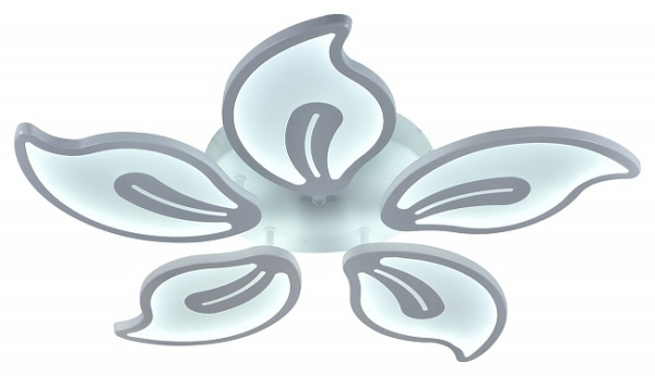 картинка Потолочная люстра диммируемая светодиодная с пультом регулировкой цветовой температуры и ночным режимом 10215/5LED от магазина BTSvet